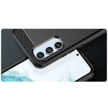Заредете изображение във визуализатора на галерията – Carbon Case for Samsung Galaxy A54 5G flexible silicone carbon cover black
