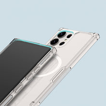 Заредете изображение във визуализатора на галерията – Nillkin Nature Pro Magnetic Case for Samsung Galaxy S23 Ultra with MagSafe armored cover white
