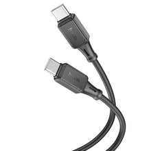 Заредете изображение във визуализатора на галерията – HOCO cable Type C to Type C Power Delivery 60W Assistant X101 black (30pcs/box)
