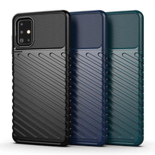 Заредете изображение във визуализатора на галерията – Thunder Case Flexible Tough Rugged Cover TPU Case for Samsung Galaxy A21S black
