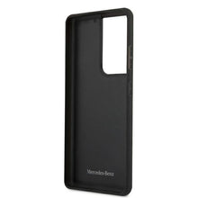Заредете изображение във визуализатора на галерията – Original faceplate case MERCEDES MEHCS21LRCABK for SAMSUNG S21 Ultra (Dynamic Line / black carbon)
