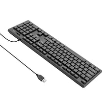 Заредете изображение във визуализатора на галерията – HOCO keyboard WIRED Ice Wolf GM23 black
