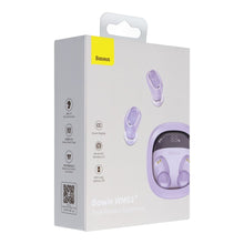 Заредете изображение във визуализатора на галерията – Baseus Bowie WM02+ True Wireless Earphones Purple NGTW280105
