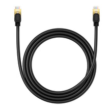 Заредете изображение във визуализатора на галерията – Baseus fast network cable RJ-45 cat.8 40Gbps 1.5m round - black
