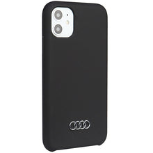 Заредете изображение във визуализатора на галерията – Original Case AUDI hardcase Silicone Case AU-LSRIP12P-Q3/D1-BK for Iphone 12/ 12 Pro black
