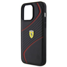 Заредете изображение във визуализатора на галерията – Original FERRARI hardcase Twist Metal Logo FEHCP15XPTWK do Iphone 15 Pro Max Black
