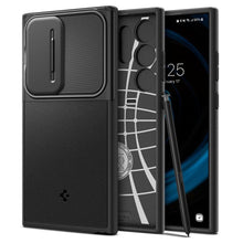 Заредете изображение във визуализатора на галерията – SPIGEN Optik Armor case for SAMSUNG S24 ULTRA black
