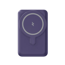 Заредете изображение във визуализатора на галерията – Amazing Thing Power bank Thunder Pro Stand 5000mAh TPM5KSPU - Type C - magnetic with induction charger purple
