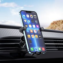 Заредете изображение във визуализатора на галерията – Borofone Car holder BH78 Point gravity, air vent mount black
