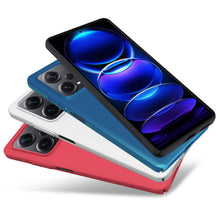 Заредете изображение във визуализатора на галерията – Nillkin Super Frosted Shield case for Xiaomi Redmi Note 12 Pro+ cover + phone stand black
