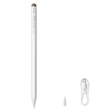 Заредете изображение във визуализатора на галерията – Baseus Smooth Writing Active Stylus Pen for iPad / iPad Pro / iPad Air with Cap for Capacitive screens white (SXBC040002)
