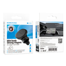 Заредете изображение във визуализатора на галерията – Borofone Car holder BH102 Cloud magnetic to air vent black
