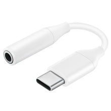 Заредете изображение във визуализатора на галерията – Samsung Headphone Adapter 3.5mm Mini Jack (Female) - USB Type C (Male) White (EE-UC10JUWEGWW)
