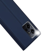 Заредете изображение във визуализатора на галерията – Dux Ducis Skin Pro Case for Xiaomi Redmi Note 12 Flip Card Wallet Stand Blue
