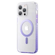 Заредете изображение във визуализатора на галерията – Kingxbar PQY Ice Crystal Series magnetic case for iPhone 14 Plus MagSafe purple
