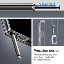 Заредете изображение във визуализатора на галерията – Spigen Ultra Hybrid OneTap Ring Case with MagSafe for Samsung Galaxy S24 Ultra - Transparent and White
