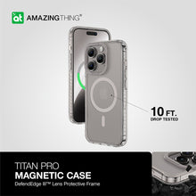 Заредете изображение във визуализатора на галерията – Amazing Thing Titan Pro Magsafe Case IP156.7PTMGY for Iphone 15 Pro Max titanium
