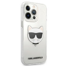 Заредете изображение във визуализатора на галерията – Karl Lagerfeld KLHCP13XCTR iPhone 13 Pro Max 6,7" hardcase transparent Choupette Head
