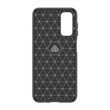 Заредете изображение във визуализатора на галерията – Flexible carbon pattern case for Samsung Galaxy M14 Carbon Case - black
