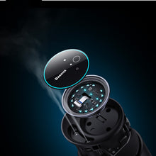 Заредете изображение във визуализатора на галерията – Baseus Wisdom car air freshener with two spray nozzles for cup holder black (Eau de Cologne + mint)
