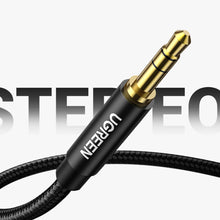 Заредете изображение във визуализатора на галерията – Ugreen audio cable AUX straight minijack 3.5 mm 0.5 m blue (AV112)
