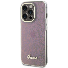 Заредете изображение във визуализатора на галерията – Original Case GUESS IML Faceted Mirror Disco Iridescent hardcase GUHCP15XHDECMP for Iphone 15 Pro Max pink
