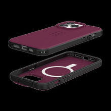 Заредете изображение във визуализатора на галерията – UAG Civilian Magsafe - protective case for iPhone 15 Pro Max (bordeaux)

