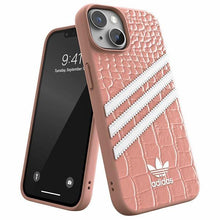 Заредете изображение във визуализатора на галерията – Adidas OR Samba Alligator iPhone 14 6.1" pink-white/mauve-white 50199
