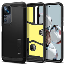 Заредете изображение във визуализатора на галерията – Spigen TOUGH ARMOR XIAOMI 12T / 12T PRO BLACK
