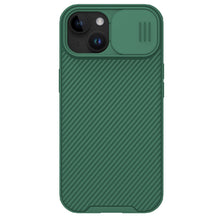 Заредете изображение във визуализатора на галерията – Nillkin CamShield Pro Magnetic Case for iPhone 15 with camera cover - green

