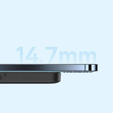 Заредете изображение във визуализатора на галерията – Power bank baseus with wireless charging support magsafe 15w- 6 000mah pd60w black ppcx020001 - TopMag
