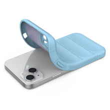 Заредете изображение във визуализатора на галерията – Magic Shield Case case for iPhone 14 Plus flexible armored case light blue
