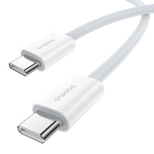 Заредете изображение във визуализатора на галерията – Baseus Superior Series ll USB-C - USB-C 30W 480Mb/s 2m cable - white
