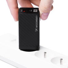 Заредете изображение във визуализатора на галерията – Wozinsky 65W GaN charger with USB ports, USB C supports QC 3.0 PD black (WWCG01)
