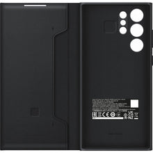 Заредете изображение във визуализатора на галерията – Samsung LED View Cover case with LED display for Samsung Galaxy S22 Ultra black (EF-NS908PBEGEE)
