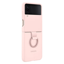 Заредете изображение във визуализатора на галерията – Samsung Ring Silicone Cover Case Cover for Samsung Galaxy Z Flip4 Hanger Case Pink (EF-PF721TPEGWW)

