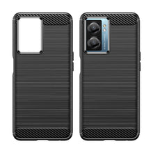 Заредете изображение във визуализатора на галерията – Carbon Case cover for Oppo A57 / A77 / A57s / A57e flexible silicone carbon cover black
