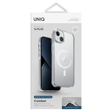 Заредете изображение във визуализатора на галерията – Uniq Combat case iPhone 14 Plus 6.7" Magclick Charging transparent/dove satin clear
