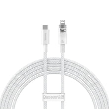Заредете изображение във визуализатора на галерията – Baseus Explorer Series cable USB-C - Lightning 20W 2 m white (CATS010302)
