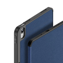 Заредете изображение във визуализатора на галерията – Dux Ducis Domo case iPad 10.9'' 2022 (10 gen.) smart cover stand blue

