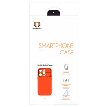 Заредете изображение във визуализатора на галерията – Tel Protect Lichi Soft Case for Iphone 15 Pro Max orange
