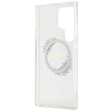 Заредете изображение във визуализатора на галерията – Guess IML Flowers Wreath MagSafe case for Samsung Galaxy S24 Ultra - transparent
