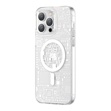 Заредете изображение във визуализатора на галерията – Kingxbar PQY Geek Series magnetic case for iPhone 14 Pro MagSafe silver
