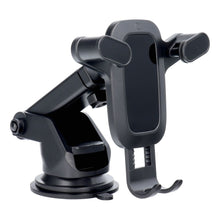Заредете изображение във визуализатора на галерията – Car phone holder for windshield / center console gravity X3-2 black (adjustable handle arm)
