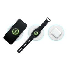 Заредете изображение във визуализатора на галерията – Wirelles charger 2in1 15W MT-30 white

