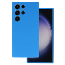 Заредете изображение във визуализатора на галерията – Silicone Lite Case for Samsung Galaxy S22 Ultra blue
