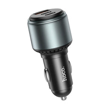 Заредете изображение във визуализатора на галерията – HOCO car charger USB QC + 2x Type C PD 95W Galloper NZ9 black
