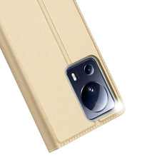 Заредете изображение във визуализатора на галерията – Dux Ducis Skin Pro Case for Xiaomi 13 Lite Flip Card Wallet Stand Gold

