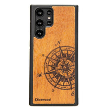 Заредете изображение във визуализатора на галерията – Wooden case for Samsung Galaxy S22 Ultra Bewood Traveler Merbau

