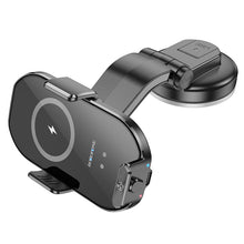 Заредете изображение във визуализатора на галерията – Borofone Car holder BH206 Rusher with induction charging to dashboard black
